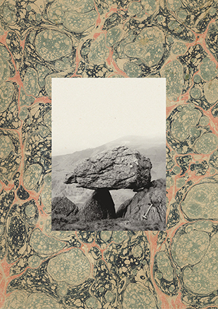 Erratic MarblesDetalleSerie de 36 collages. Impresión sobre páginas encontradas e impresión Glicleé sobre papel Hahnemühle Museum Etching 350g46.3 x 37 x 4.1 cm c/u2014