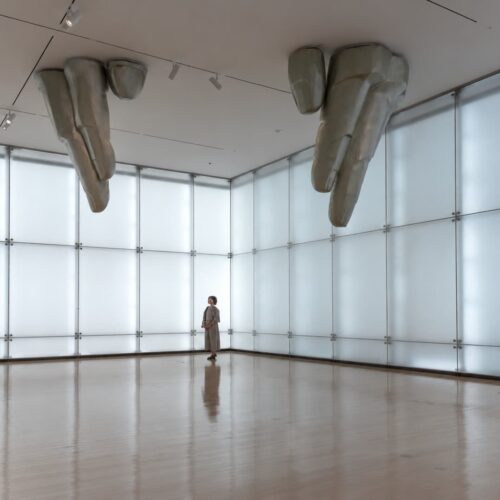 Installation view at Aichi Triennale, Toyota Municipal Museum of Art, Toyota, Aichi, Japan, Reynier Leyva Novo, Revolution is an Abstraction, 2019