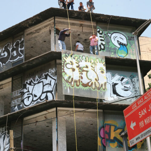 Untilted, 2010 Wall extraction, Pintas series 70.9 x 72.8 in (180 x 185 cm) Tate Modern, London Collection
