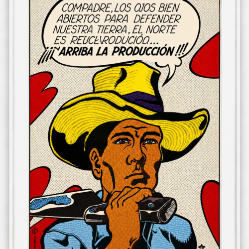 Los ojos bien abiertos /Eyes wide open, 1968 – 1973 Vintage poster of the Peruvian Agrarian Reform Offset print on paper 27.56 x 39.37 in (100 x 70 cm)