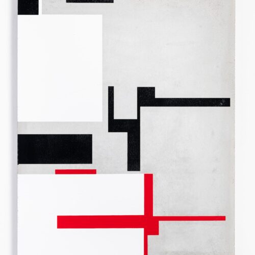 Revolution is an Abstraction # 07, 1926-2023, 2023 MB-LV Performance Basecoat on concrete slabs 32 x 24 x 1 in (81.3 x 61 x 2.5 cm)