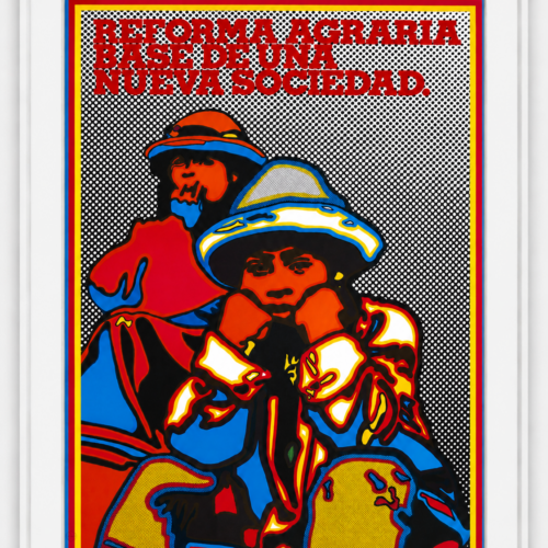 Nueva Sociedad/ New Society , 1968 – 1973 Vintage poster of the Peruvian Agrarian Reform Offset print on paper 27.56 x 39.37 in (100 x 70 cm)