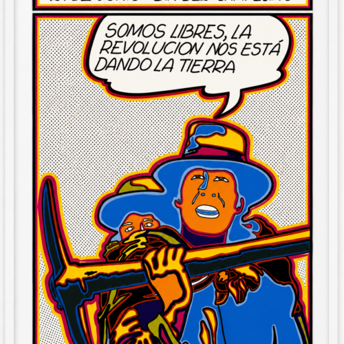 Día del campesino / Farmers Day, 1968 – 1973 Vintage poster of the Peruvian Agrarian Reform Offset print on paper 27.56 x 39.37 in (100 x 70 cm)