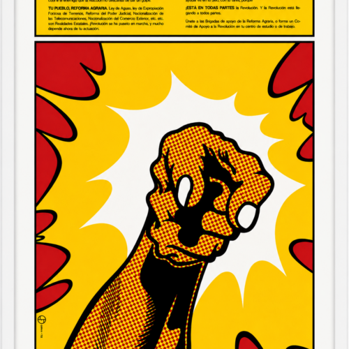 Grandes Cosas Están Pasando / Big Things Are Happening, 1968 – 1973 Vintage poster of the Peruvian Agrarian Reform Offset print on paper 27.56 x 39.37 in (100 x 70 cm)
