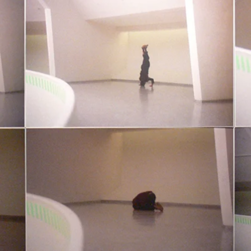 alberto-borea Entering the Guggenheim in a Sudaca Way, 2006 Digital print on MDF 124 × 55.1 in (315 × 140 cm) Solomon R. Guggenheim collection New York