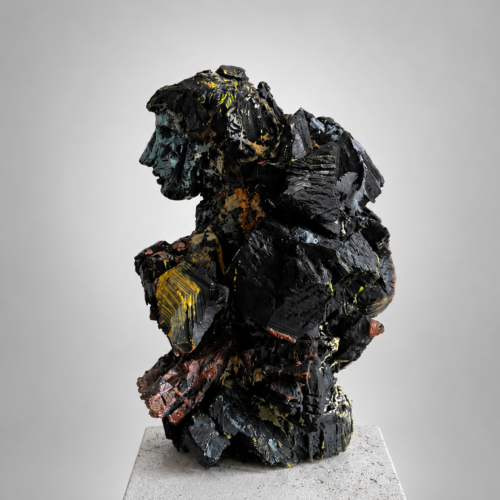 Little Butt. 2010 Charcoal and epoxy adhesive 17.72 x 11.81 x 7.87 in (45 x 30 x 20 cm)