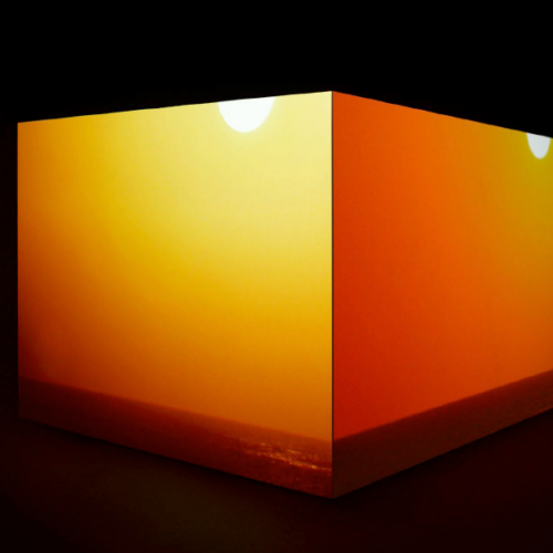 The End (Action #1), 2019 Synchronized multi-channel video installation and performance 16mm film transferred to HD, architectural elements Dimensions variable according to architecture