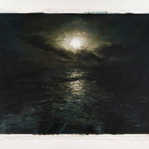 Silver, 2013 Oil on canvas 86 5/8 × 74 3/4 in (220 × 190 cm)