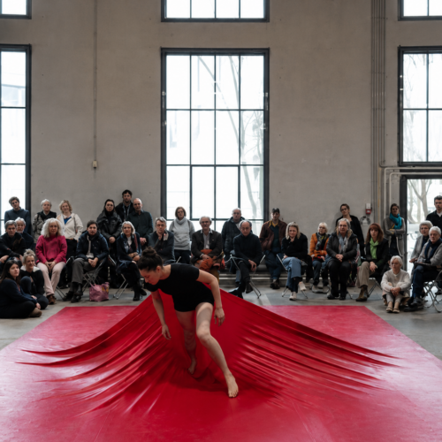 Cámara, LOK Performance Day, performance presented in collaboration with Konzert und Theater St.Gallen, Kinok, Brasserie LOK, and Kunstmuseum St.Gallen, Lokremise St.Gallen, 2026 Zoom Out view