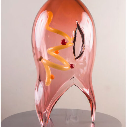 VDPR-02, 2023 Blown Glass 9.84 x 9.84 x 13.39 in (25 x 25 x 34 cm)
