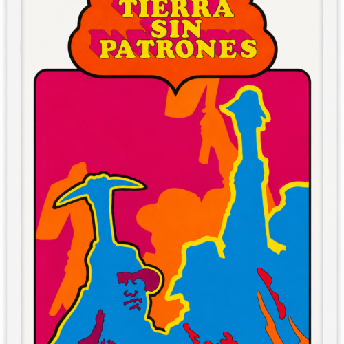 Tierra sin patrones / Land Without Patterns, 1968 – 1973 Vintage poster of the Peruvian Agrarian Reform Offset print on paper 27.56 x 39.37 in (100 x 70 cm)