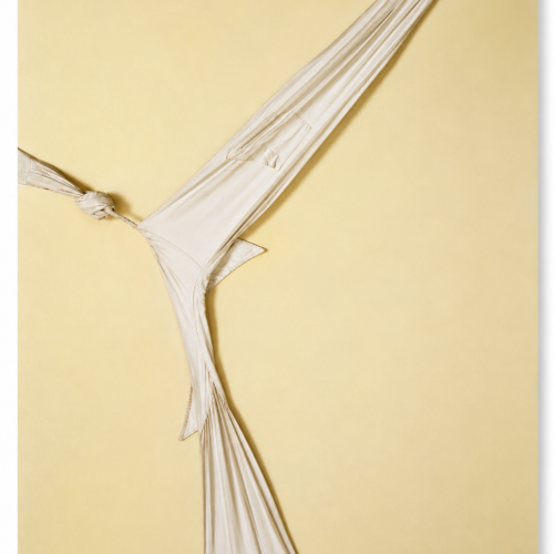 Camicia, 1963 Assembly on canvas 46 1/2 × 39 in (118 × 99 cm)