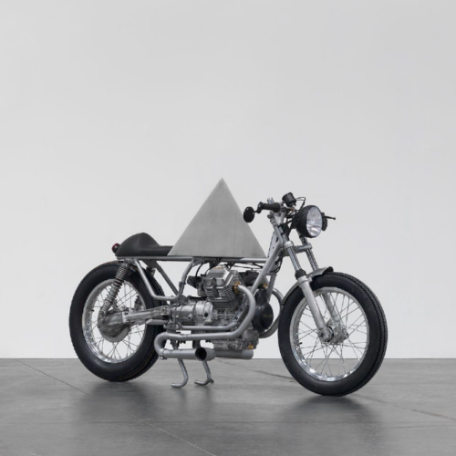 A Few Invisible Sculptures #0 [Black], 2016 Customized 1978 Moto Guzzi V35 Imola