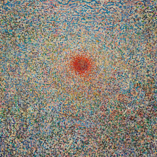 Red point, 2026 Oil on linen, 55 x 35 in.