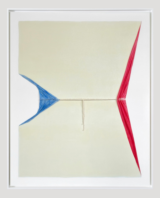 elena dahn, atadura 16 06 (asymmetrical blue and red), 2026